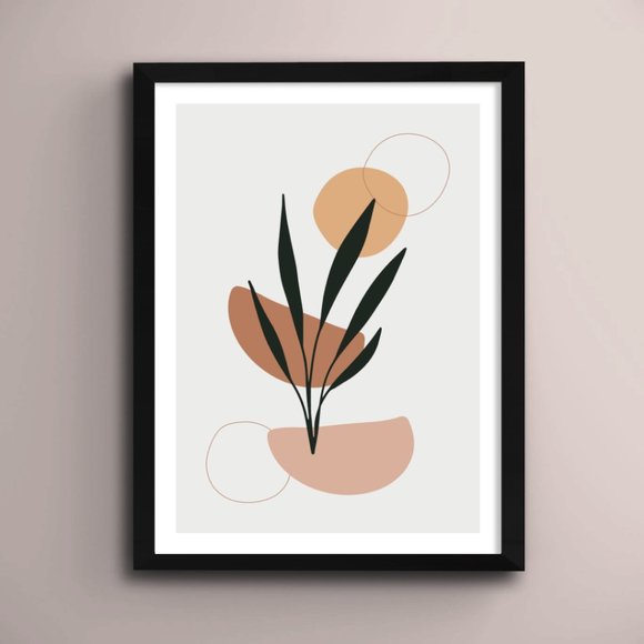 Modern Minimalist Abstract Boho Wall Art Print Home Decor [No Frame] - Picture 1 of 6